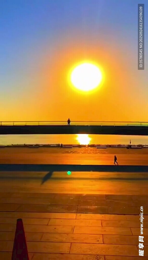 夕陽晚霞云層景觀素材