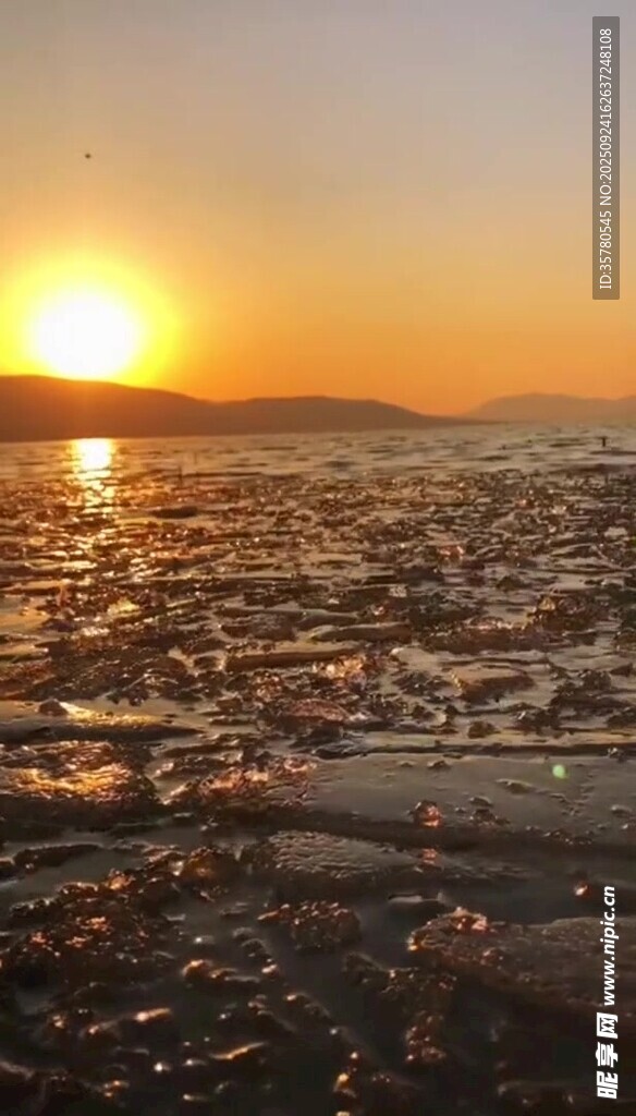 海上落日美景