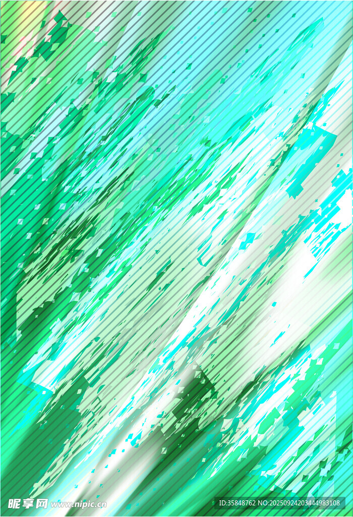 夢幻綠調抽象紋理背景