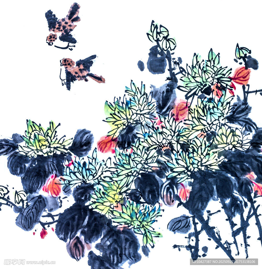 花鳥國畫 靈動(dòng)自然之景
