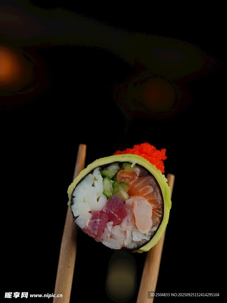 美味壽司特寫