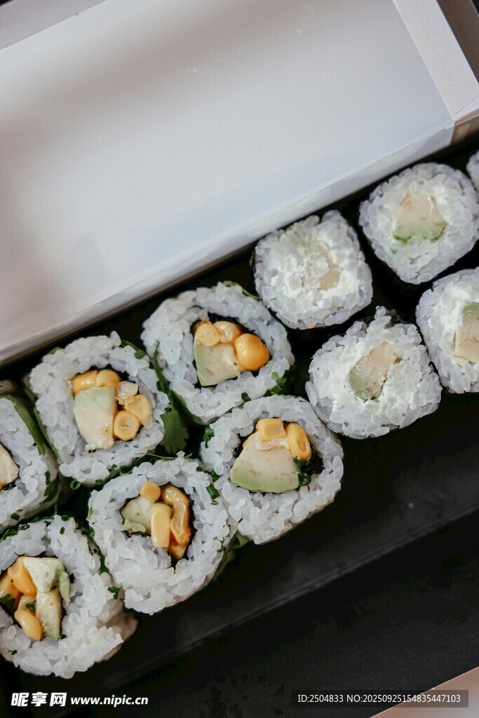 美味壽司卷展示