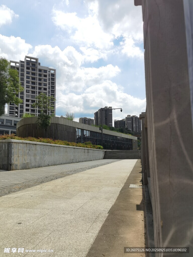 城市戶外道路與建筑景觀