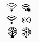 多樣WiFi及信號(hào)圖標(biāo)集合