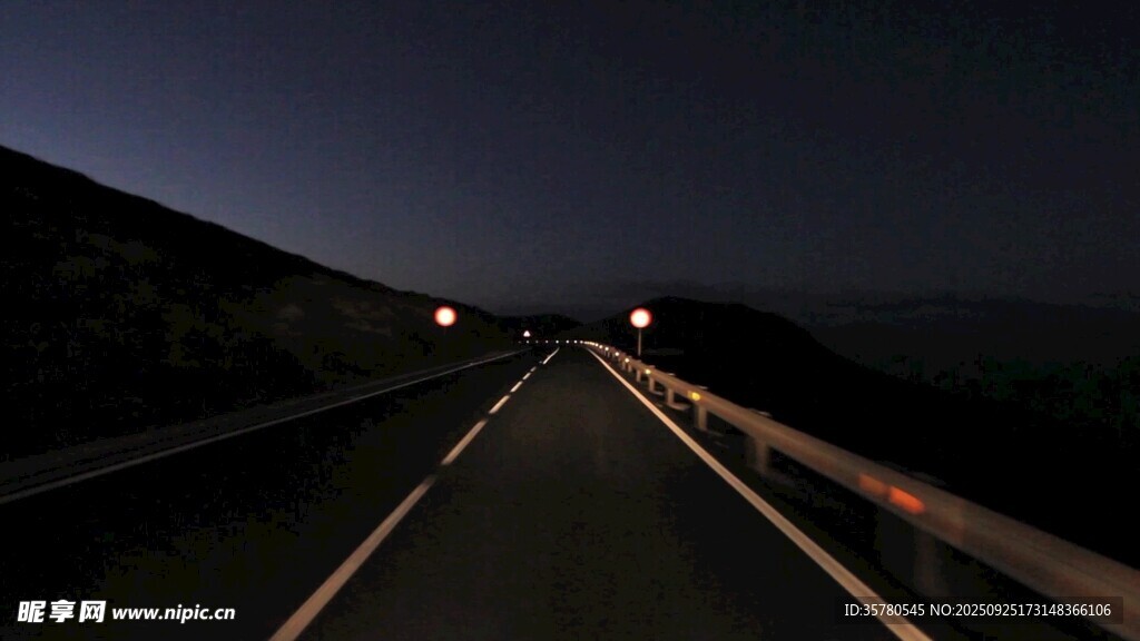 開車第一視角素材