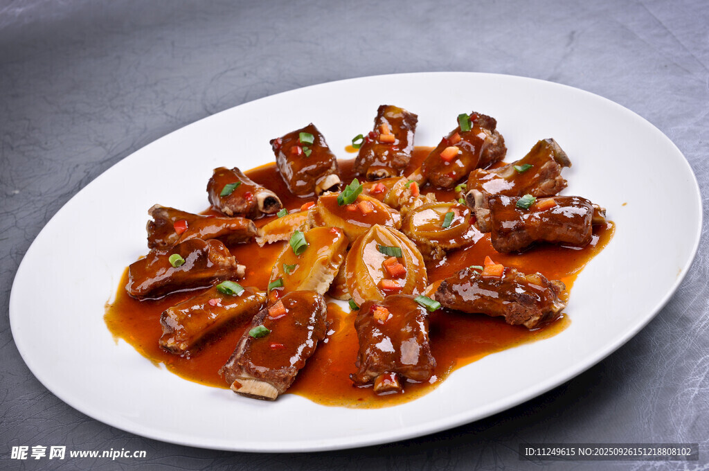 香辣鮑魚燒排骨