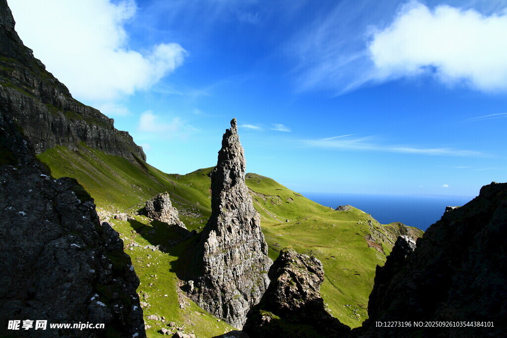 蘇格蘭高地獨(dú)特山峰景觀