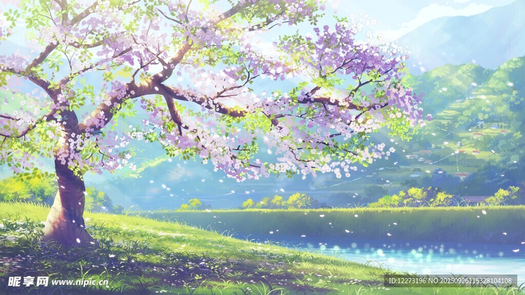 湖畔繁花樹(shù) 