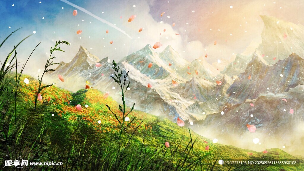 夢幻山間美景