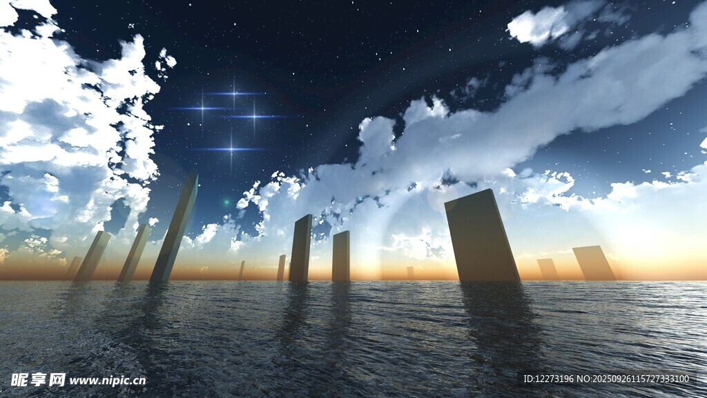 夢(mèng)幻云海中的奇幻景象