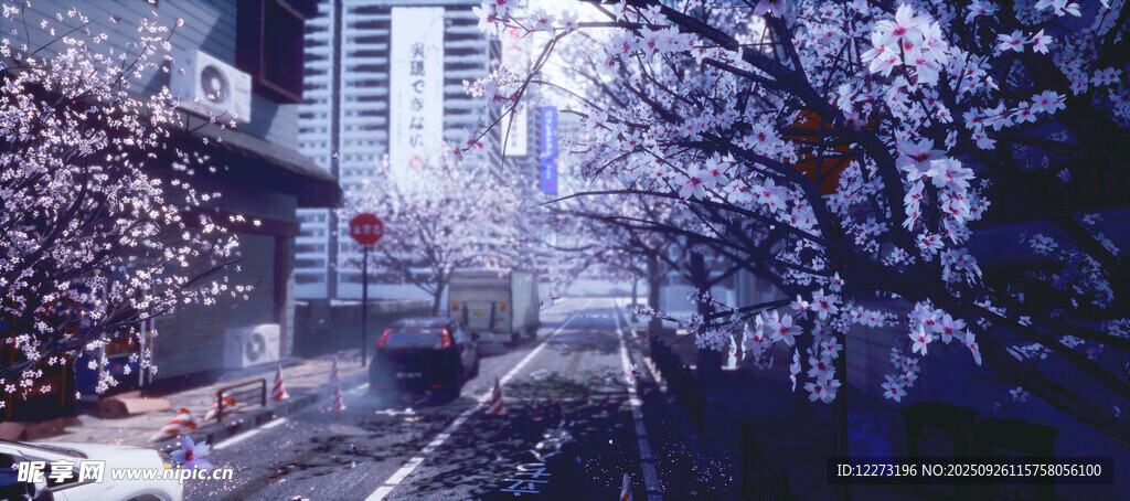 雪后街道美景