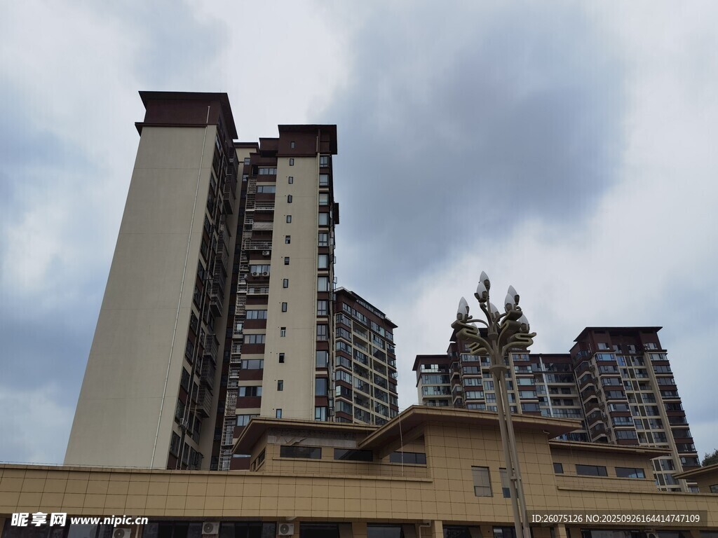 城市高層住宅建筑群景觀