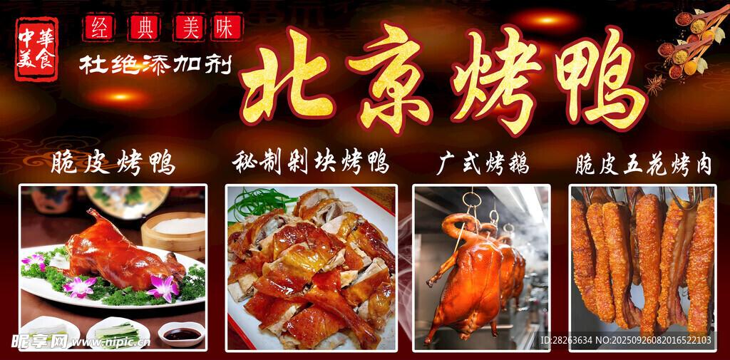北京烤鴨美食展示