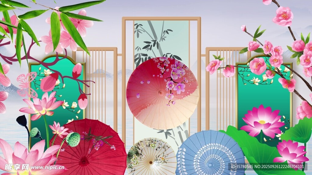 多彩花卉裝飾畫藝術(shù)展示