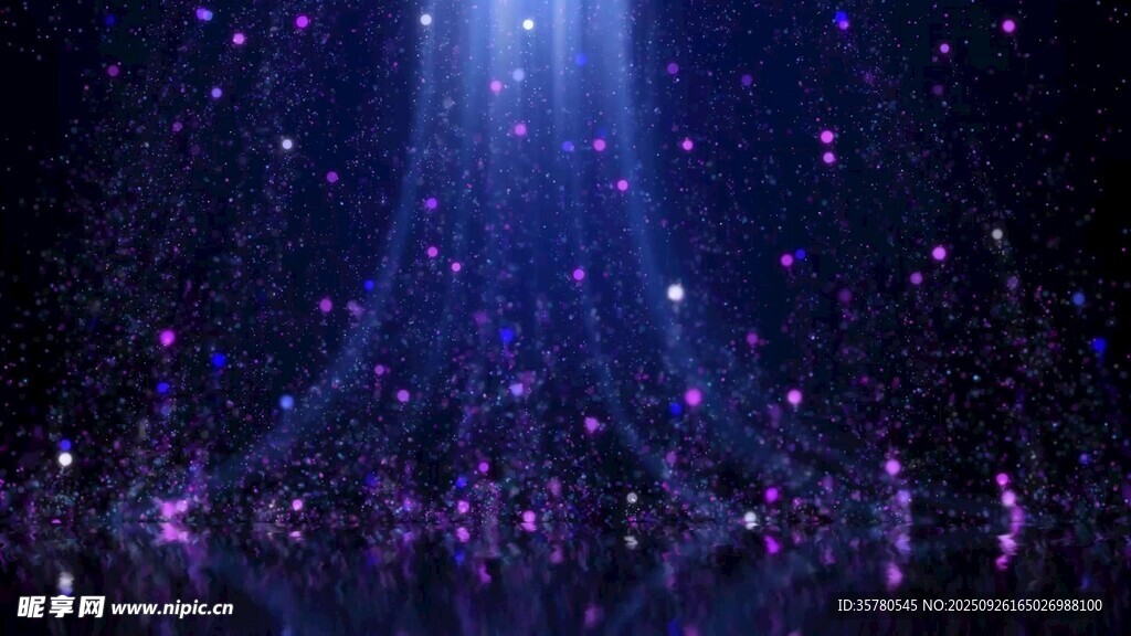夢(mèng)幻紫色星空舞臺(tái)背景