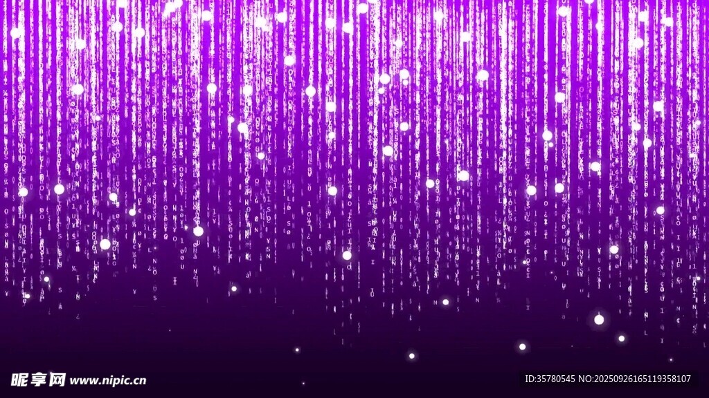 夢幻紫色粒子背景