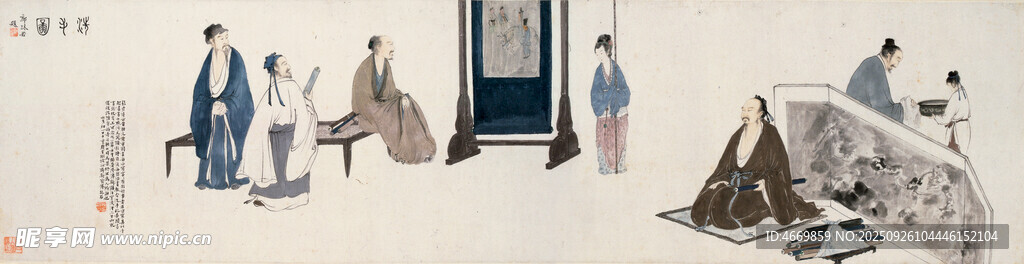古代邊塞場(chǎng)景圖