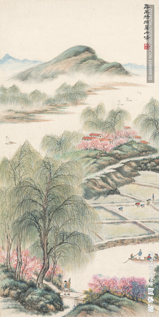 水墨山水間的詩(shī)意風(fēng)景
