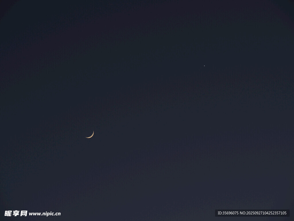 夜空中的孤星