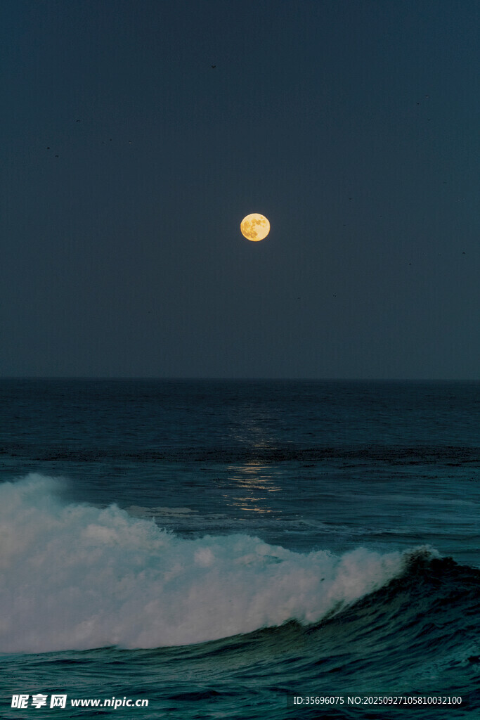 海上明月伴浪涌