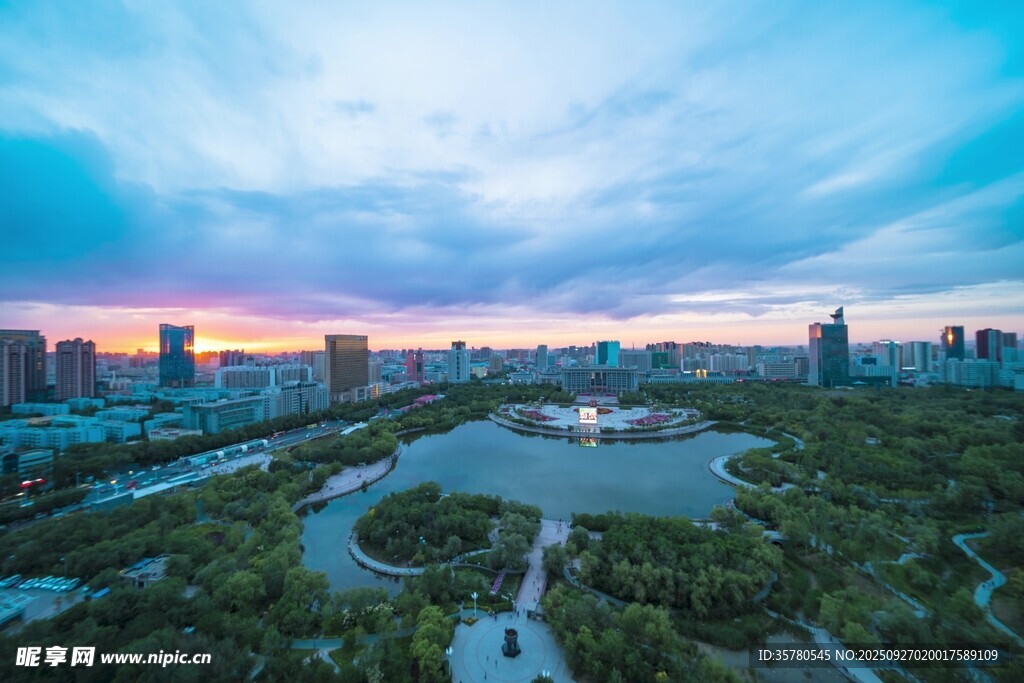 烏魯木齊城市風(fēng)光視頻素材
