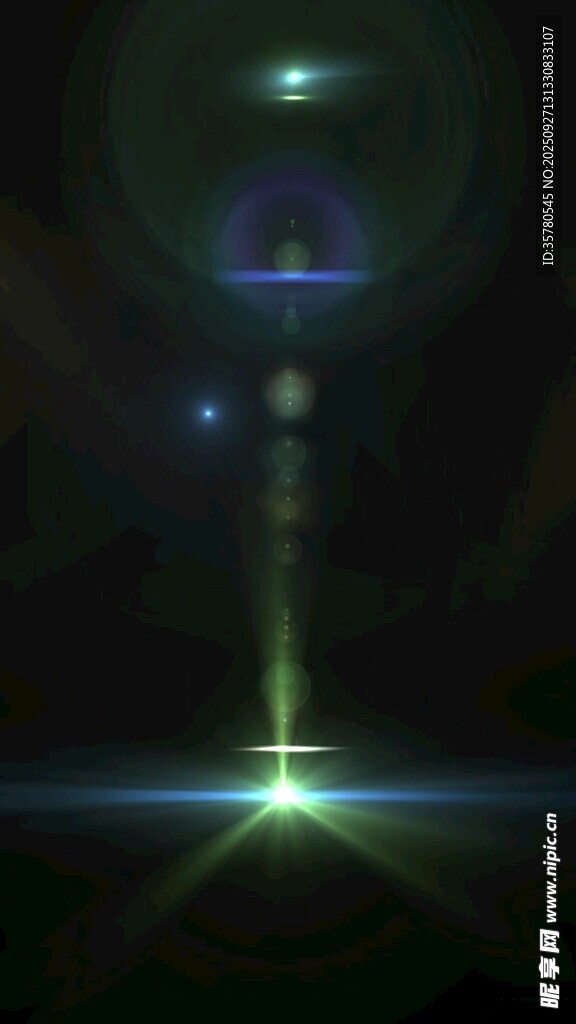 神秘炫光特效場景