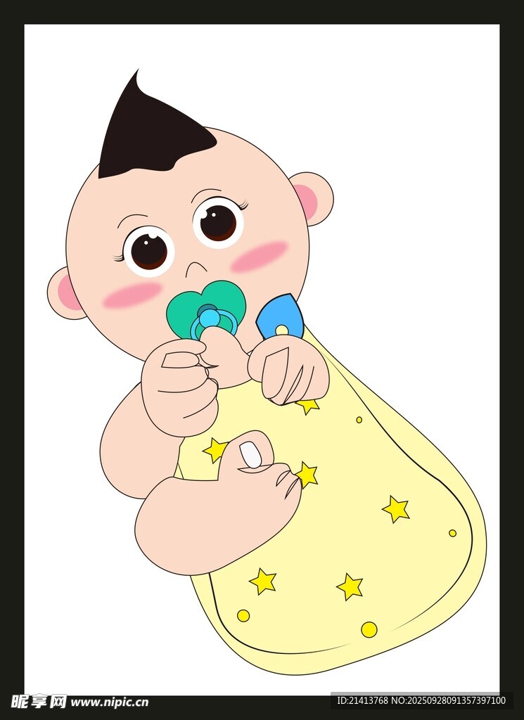 可愛萌娃抱奶瓶睡覺