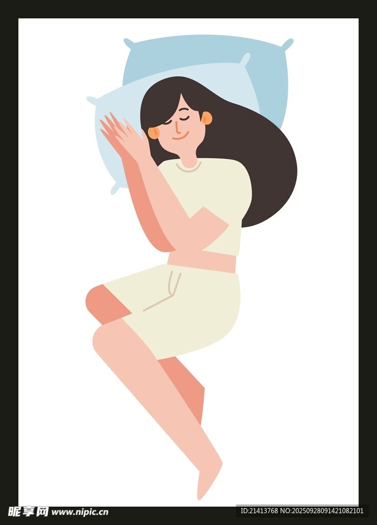 熟睡的女性