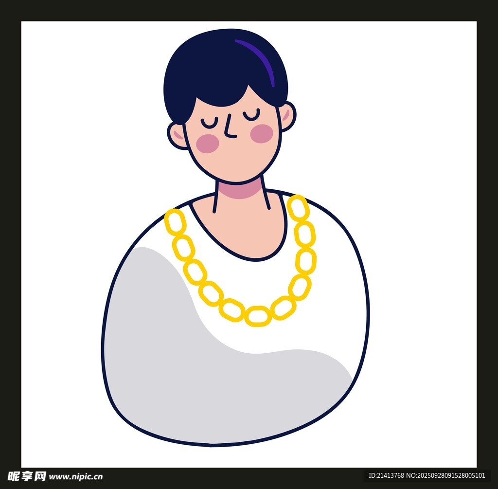 人物金項(xiàng)鏈