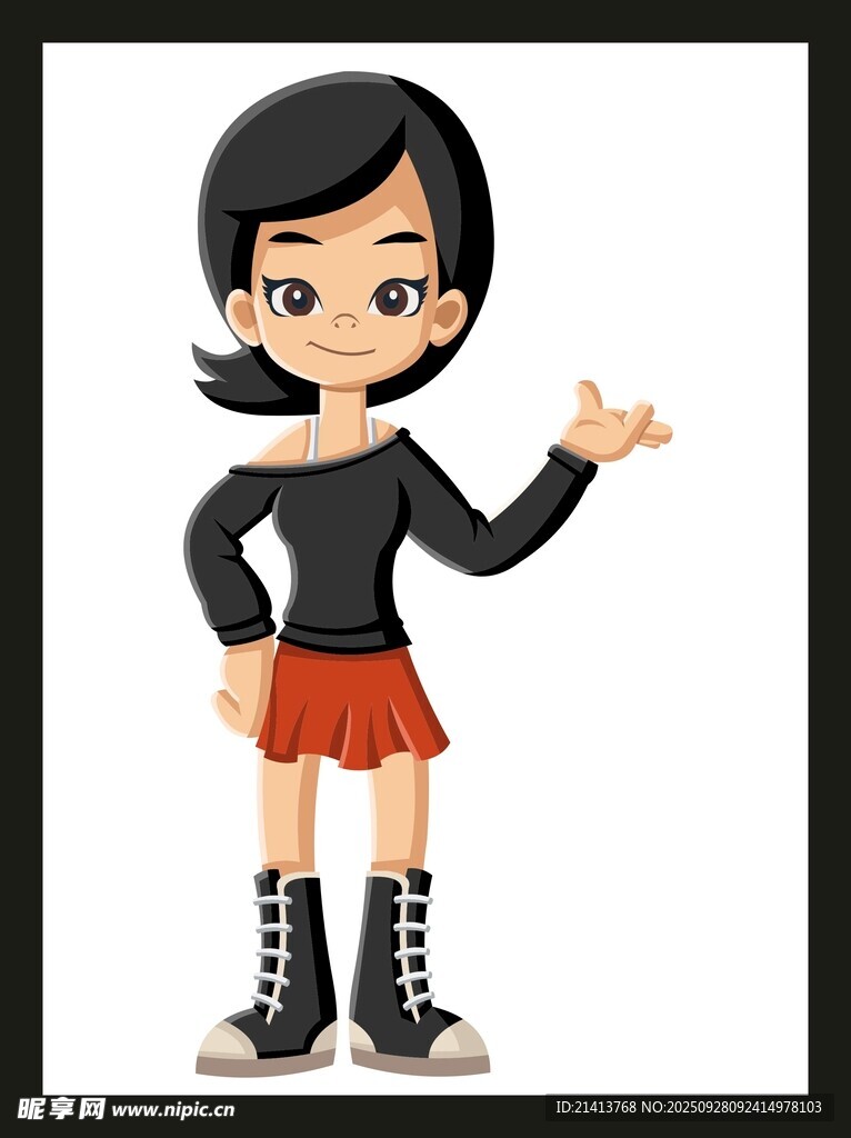 女孩姿態(tài)