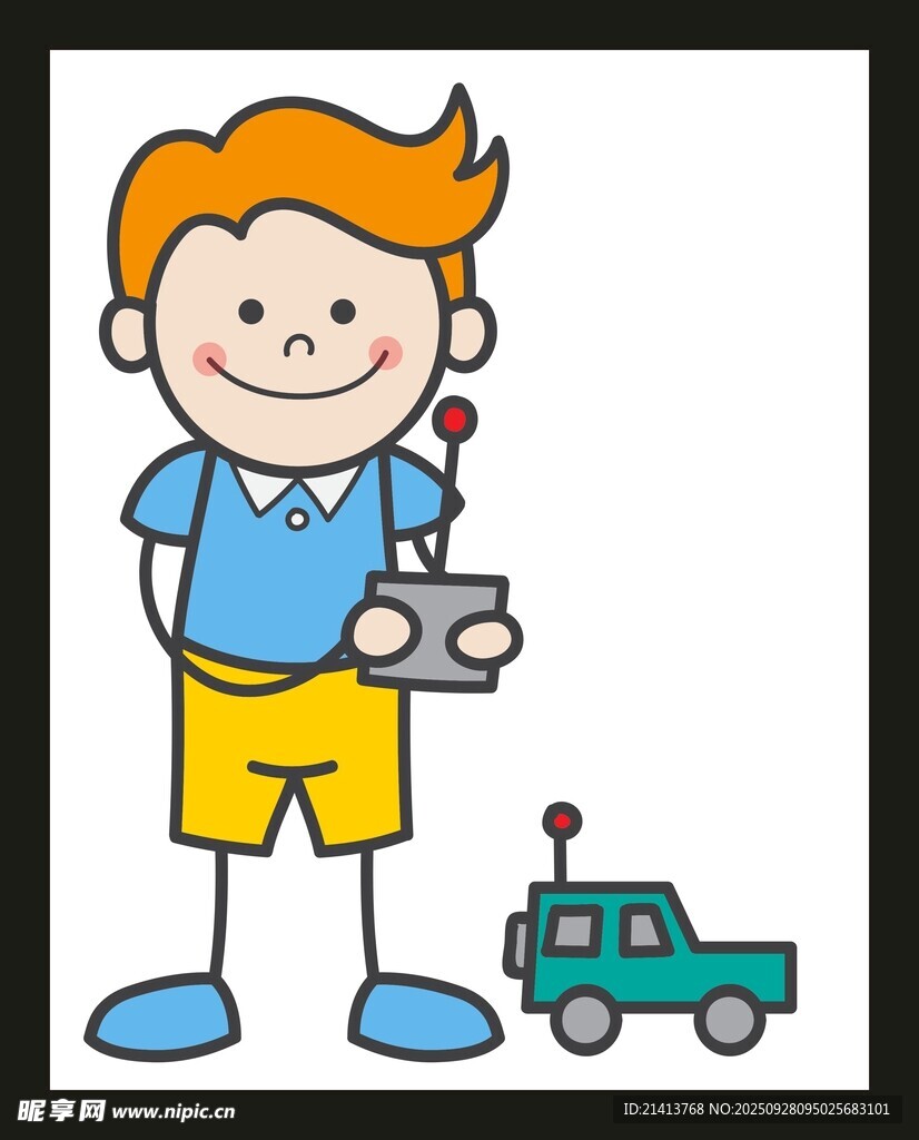 男孩遙控車