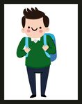 男孩書包