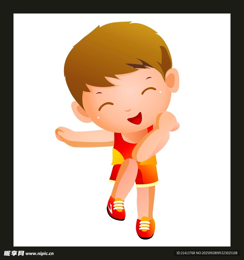 小男孩紅衣