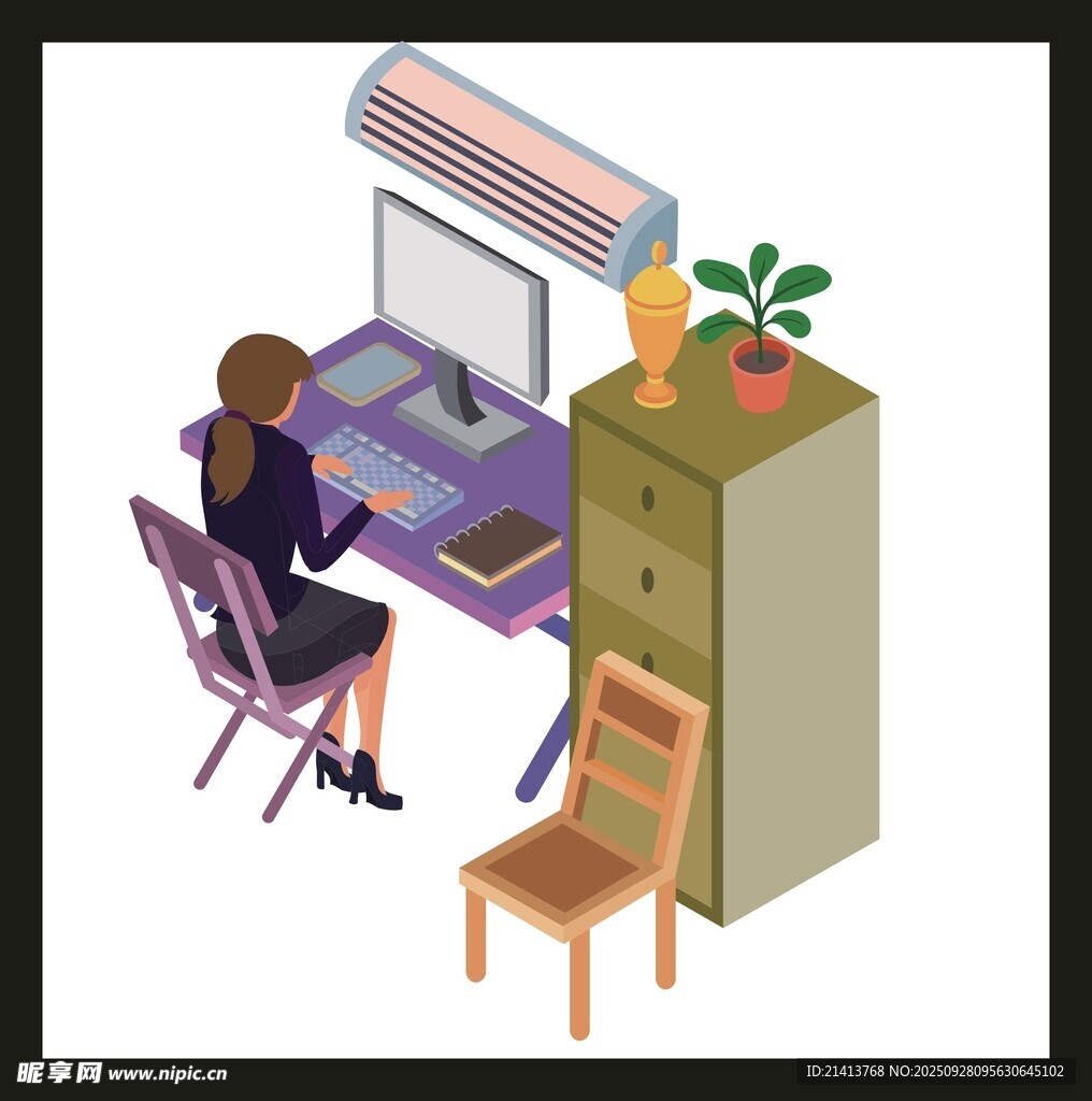 辦公女性