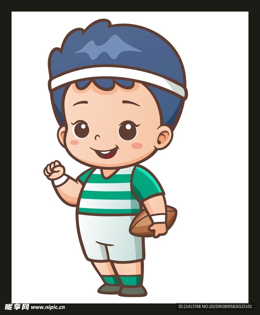小男孩足球