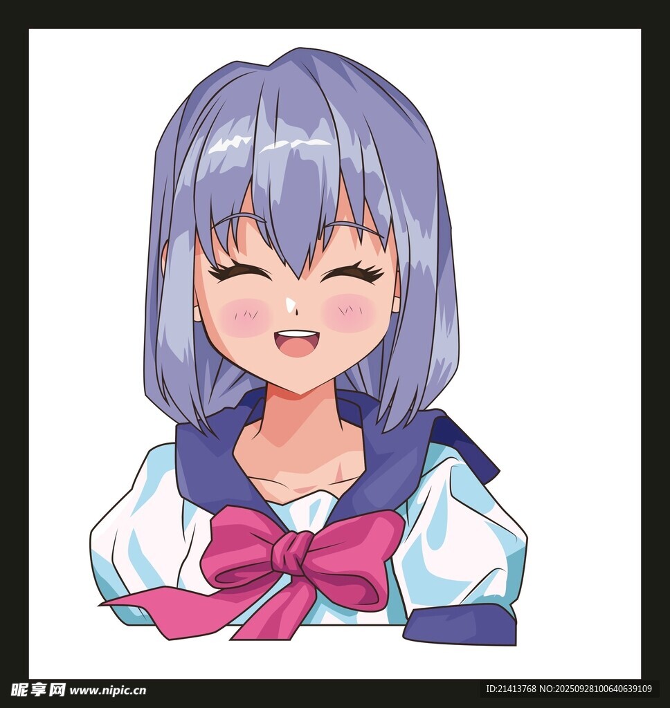 紫發(fā)動漫