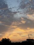 日落時分的絢爛天空
