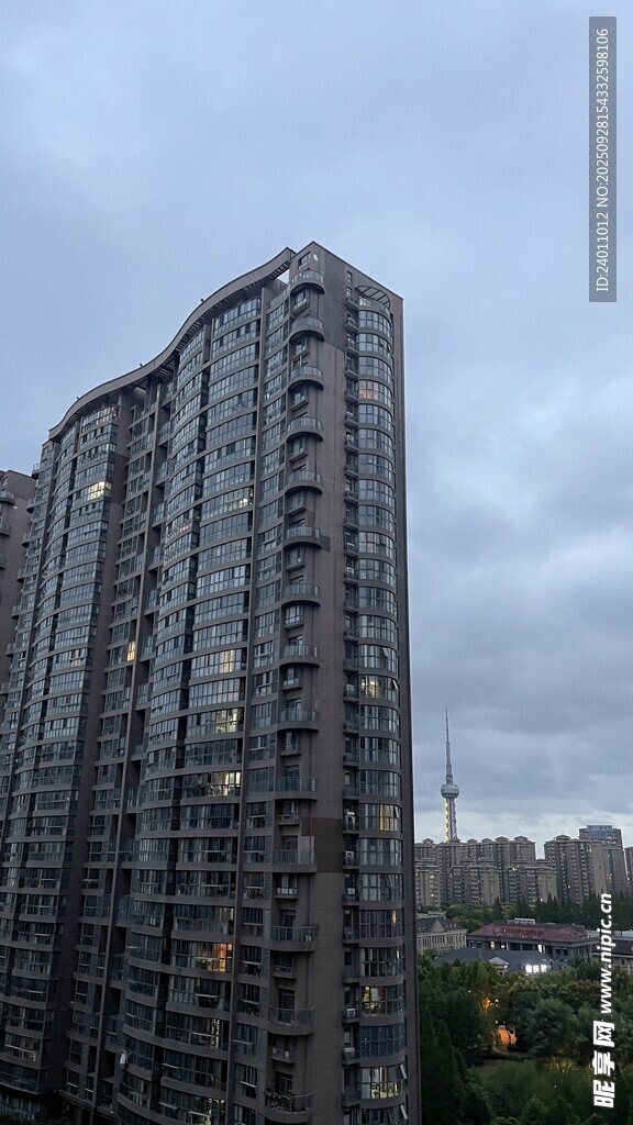 高層住宅樓外觀景觀