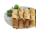 豆皮卷串