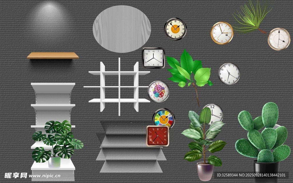 室內(nèi)綠植裝飾擺件組合