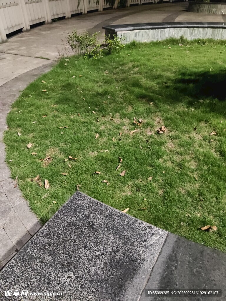 戶外圓形草坪景觀
