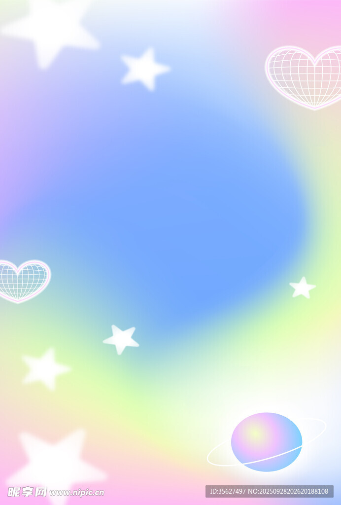 夢幻星空背景 