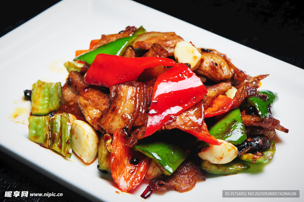 美味雙椒炒五花肉
