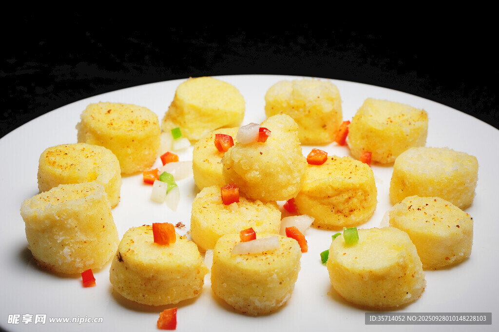 美味黃金豆腐粒