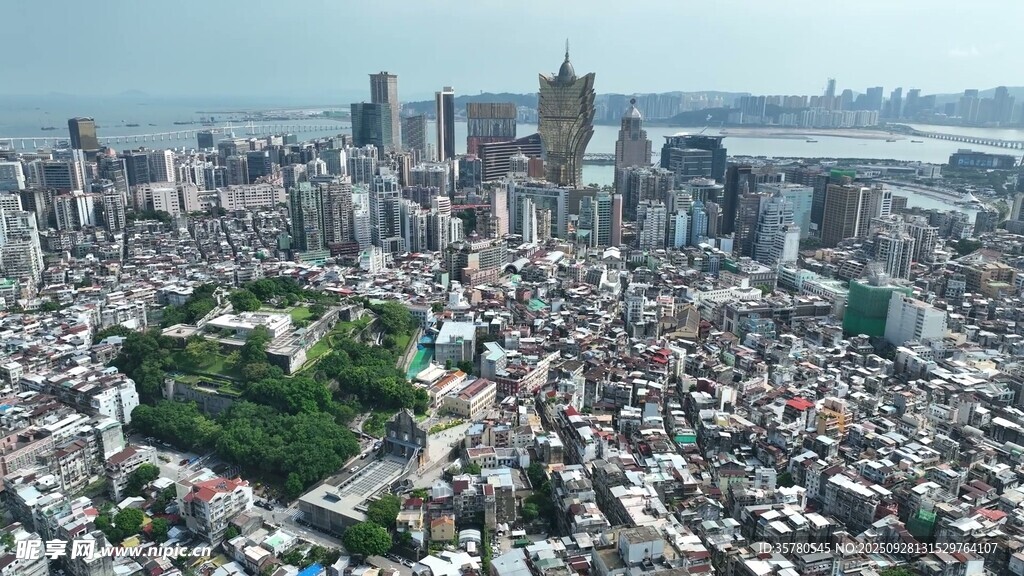澳門建筑地標視頻素材