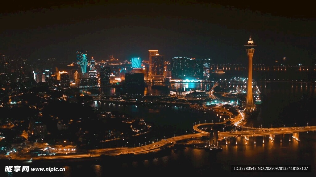 澳門建筑地標(biāo)視頻素材