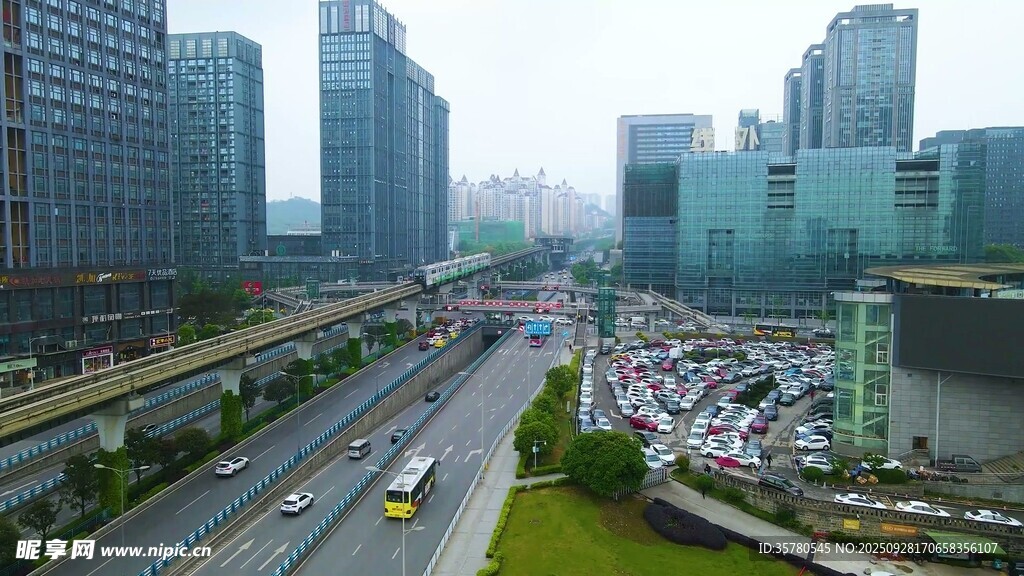 重慶地標視頻素材