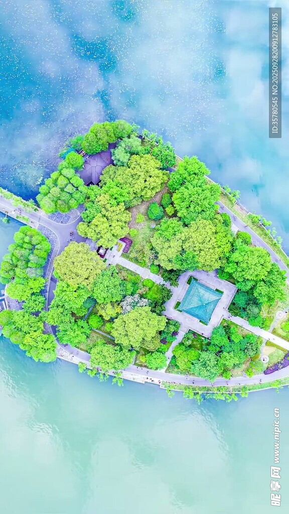 心形島嶼景觀