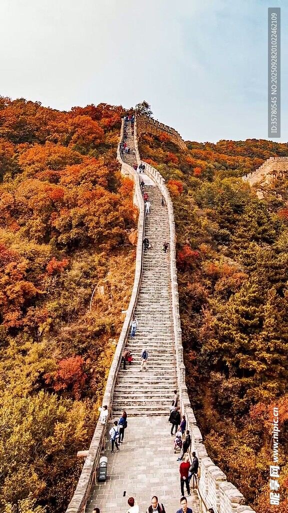 秋日長(zhǎng)城美景