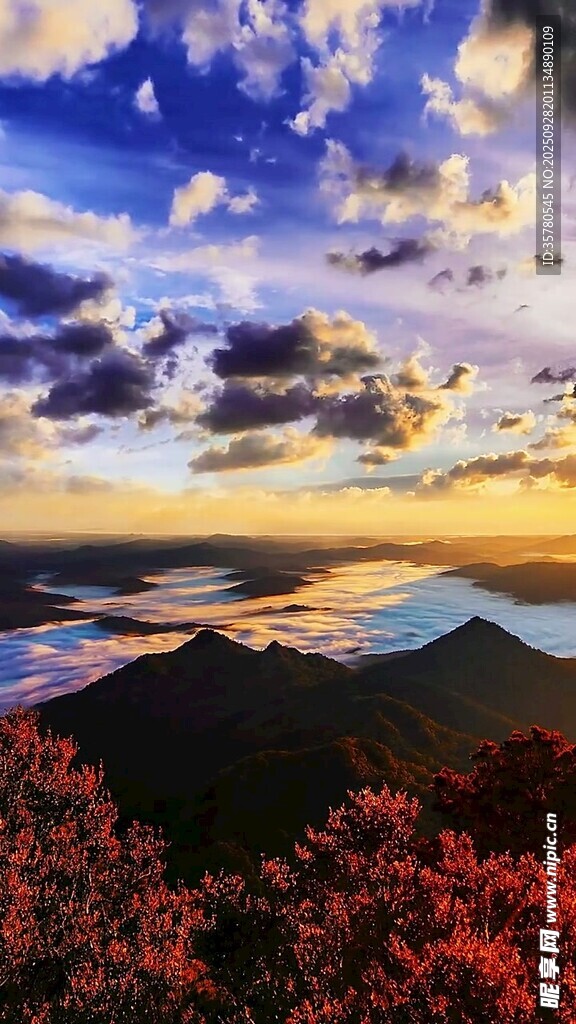 山水自然風(fēng)景視頻素材